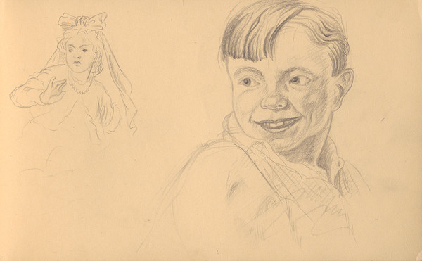 Ján Novák – Portrét usmiateho chlapca 