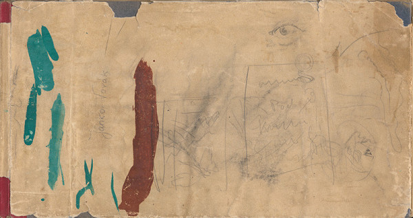 Ján Novák – Skicár (s papierovým obalom a červeným chrbtom) 