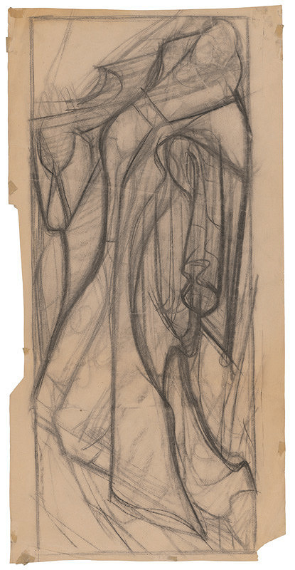 Ján Novák – Skica k návrhu na vitráž 