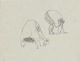 Arnold Peter Weisz-Kubínčan – Skicár 3 Hrbiace sa postavy 