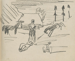 Arnold Peter Weisz-Kubínčan – Skicár 4 Kone a postavy 