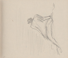 Arnold Peter Weisz-Kubínčan – Skicár 7 Sediaci muž v krajine 