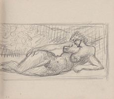 Arnold Peter Weisz-Kubínčan – Skicár 7 Ženský akt 