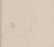 Arnold Peter Weisz-Kubínčan – Skicár 7 Sediaci muž  