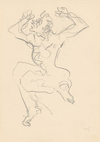 Arnold Peter Weisz-Kubínčan – Skicár 8 Nahnevaný muž 