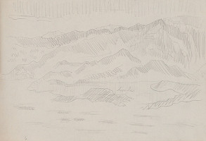 Arnold Peter Weisz-Kubínčan – Skicár 9 Krajina 