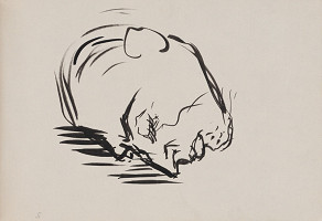 Arnold Peter Weisz-Kubínčan – Skicár 9 Hlava muža 