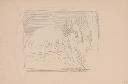 Arnold Peter Weisz-Kubínčan – Skicár 15 Sediaca postava 