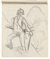 Arnold Peter Weisz-Kubínčan – Skicár 16 Lovec v krajine 