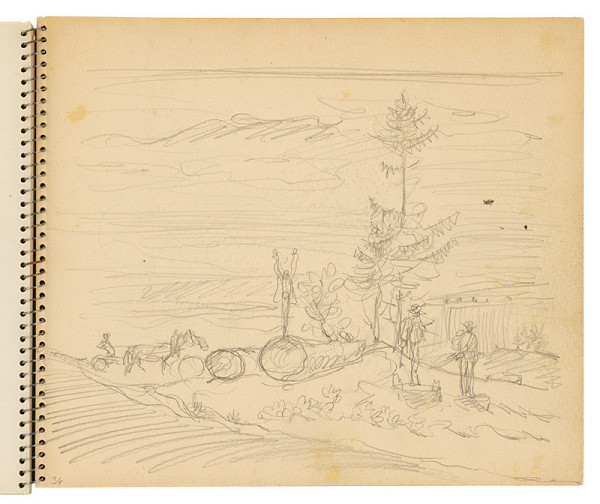 Arnold Peter Weisz-Kubínčan – Skicár 16 Postavy a gulatina 