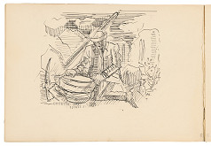 Arnold Peter Weisz-Kubínčan – Skicár 19 Mužs nádobou 