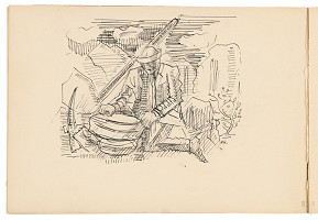 Arnold Peter Weisz-Kubínčan – Skicár 19 Mužs nádobou 