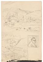 Arnold Peter Weisz-Kubínčan – Skicár 19 Dedina a ďalšie skice 