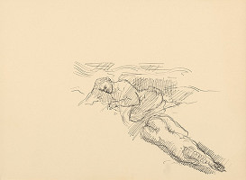 Arnold Peter Weisz-Kubínčan – Skicár 20 Dve ležiace postavy 