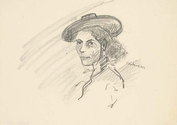 Arnold Peter Weisz-Kubínčan – Žena v klobúku