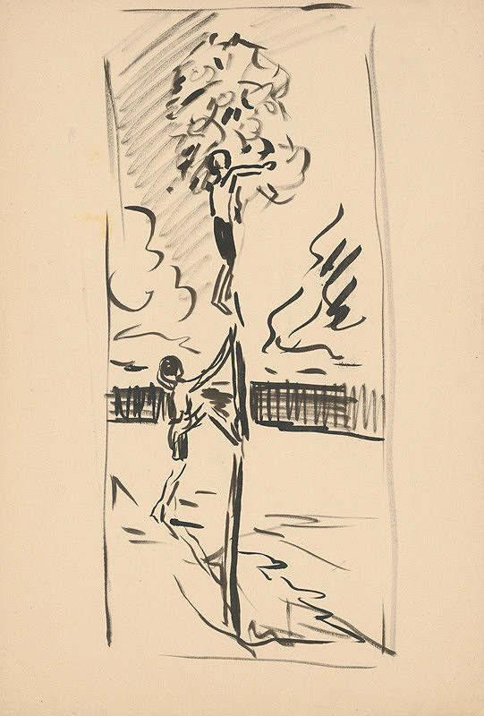 Arnold Peter Weisz-Kubínčan – Deti zdobiace máj, Práčka 