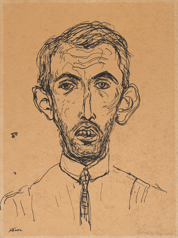 Arnold Peter Weisz-Kubínčan – Spievajúci muž (Autoportrét)