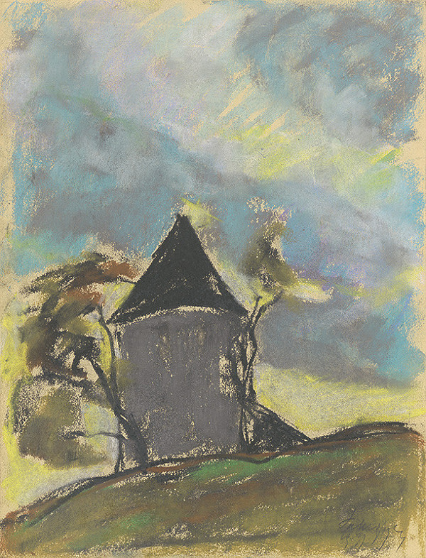 Zolo Palugyay – Landscape with a Tower