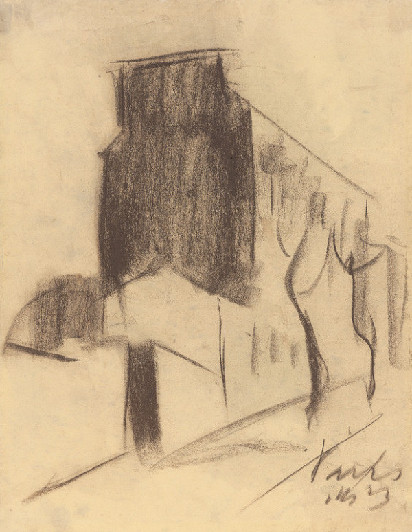 Zolo Palugyay – Drawing of a House in Paris
