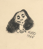 Karol L. Zachar – Karikatúra herečkyMárie Bancíkovej 