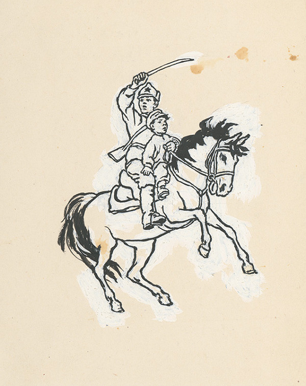Ľudovít Ilečko – Červenoarmejec s chlapcom na koni