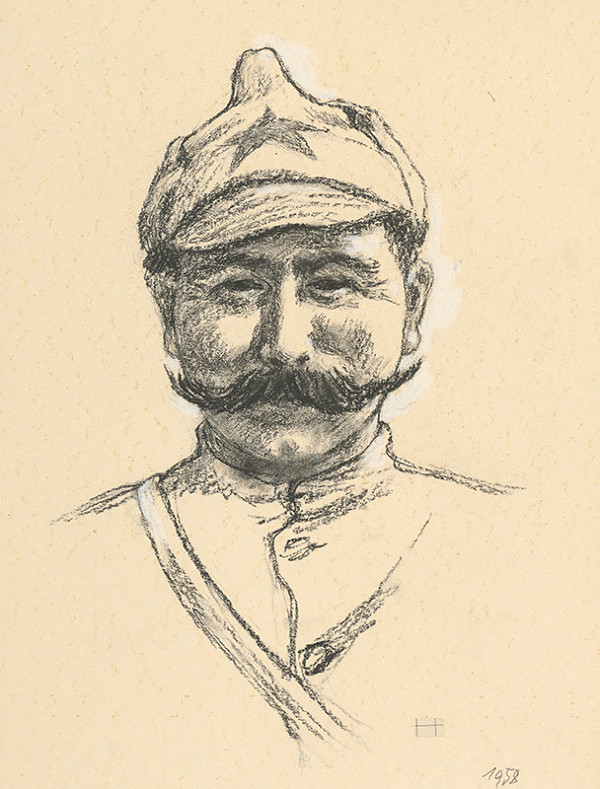 Ľudovít Ilečko – Russian Soldier with a Mustache