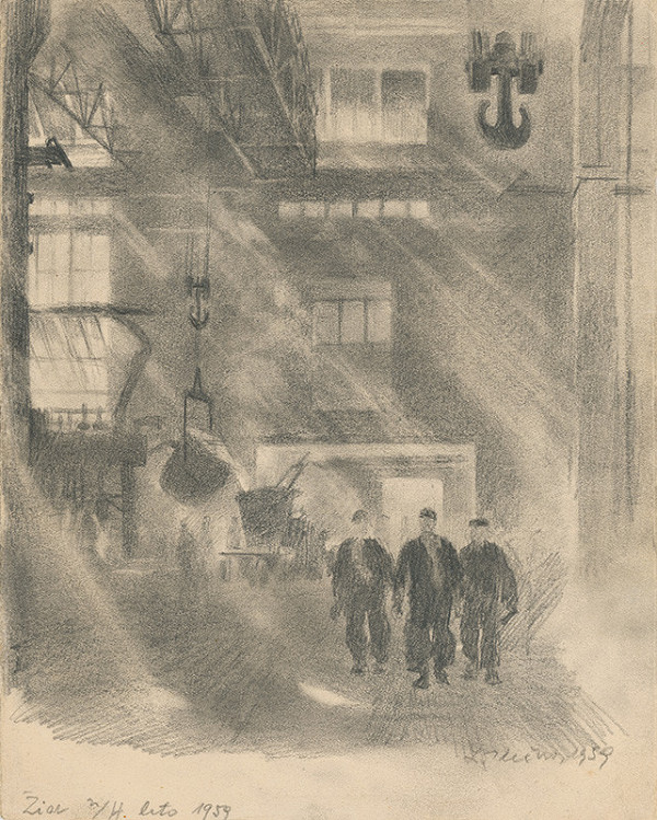 Ľudovít Ilečko – Žiar nad Hronom - továreň 