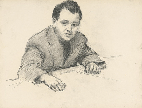 Ľudovít Ilečko – Man at a Desk