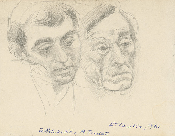 Ľudovít Ilečko – Dva portréty (I. Polakovič a M. Tvrdoň)