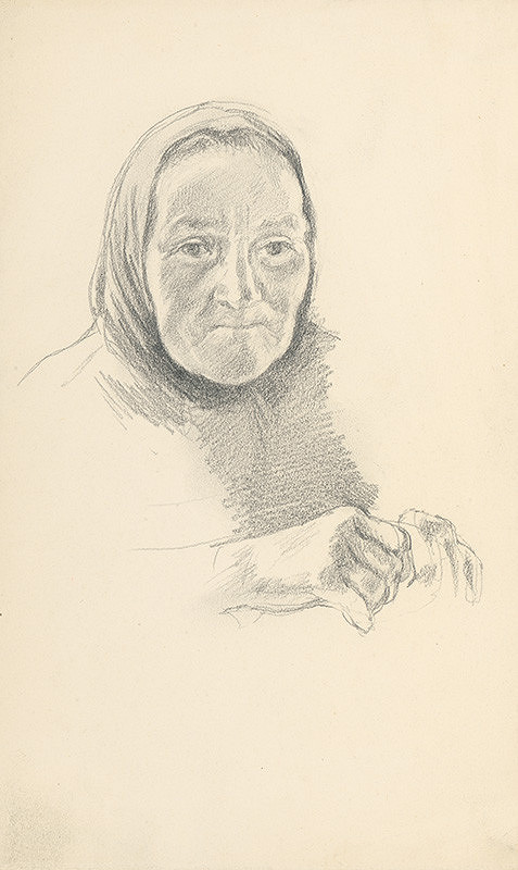 Ľudovít Ilečko – Portrait of a woman