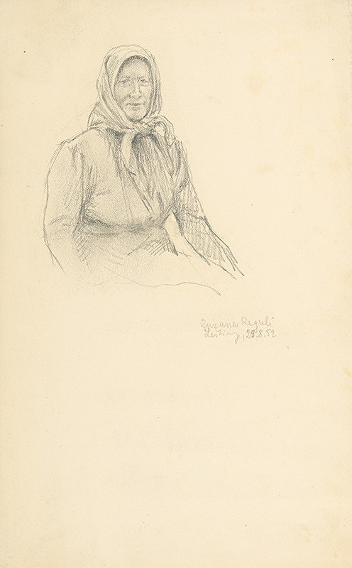 Ľudovít Ilečko – Portrét Zuzana Reguli, Leštiny 