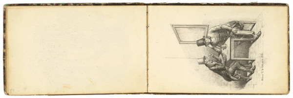 František Belopotocký – Dvaja starí muži sediaci pri stole 