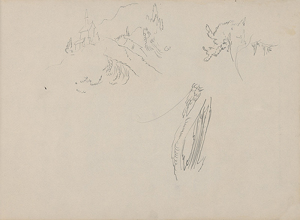 Ján Novák – Krajina s kostolom a iné štúdie 