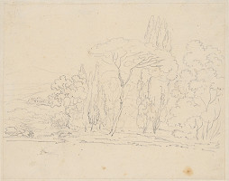 Vincenzo Camuccini – Krajina so stromami 