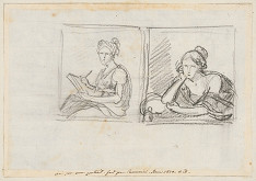 Vincenzo Camuccini – Dve štúdie sediacich žien 