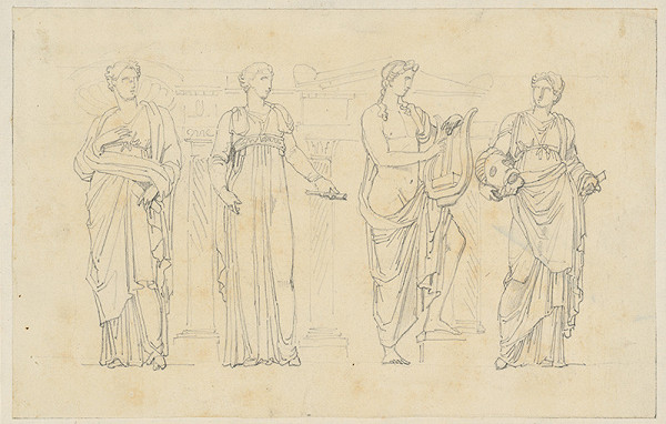 Vincenzo Camuccini – The Four Muses