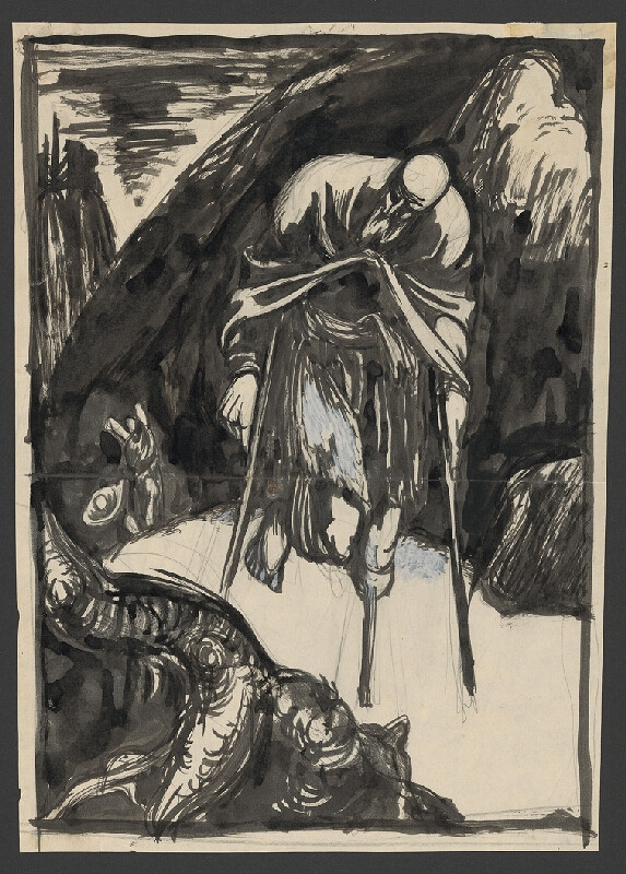 Ján Novák – Man with Crutches 