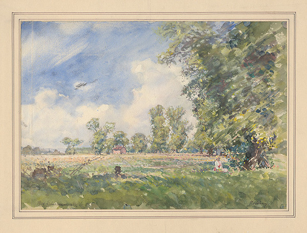 Maximilián Schurmann – Landscape around Piešťany 