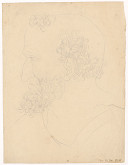 Ján Pálka – Hlava muža z profilu 