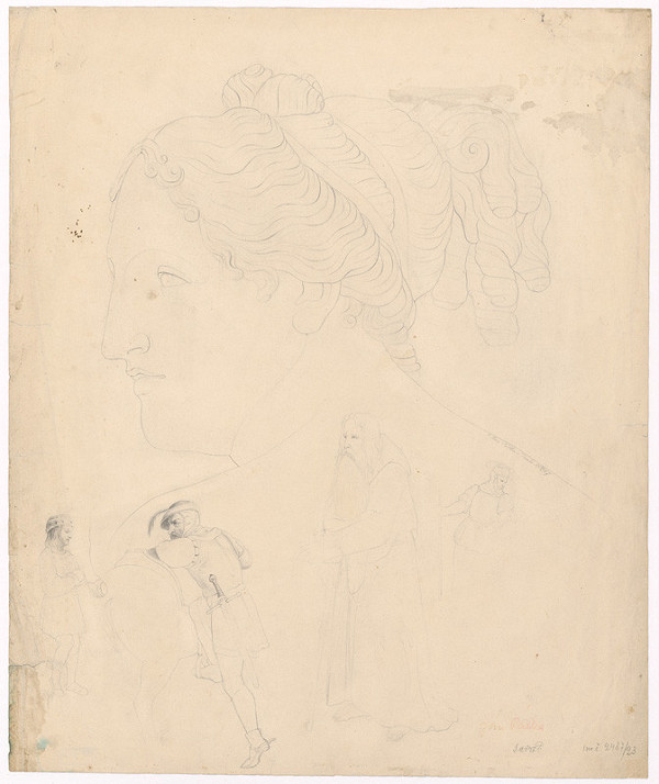 Ján Pálka – Hlava ženy podľa antického odliatku 