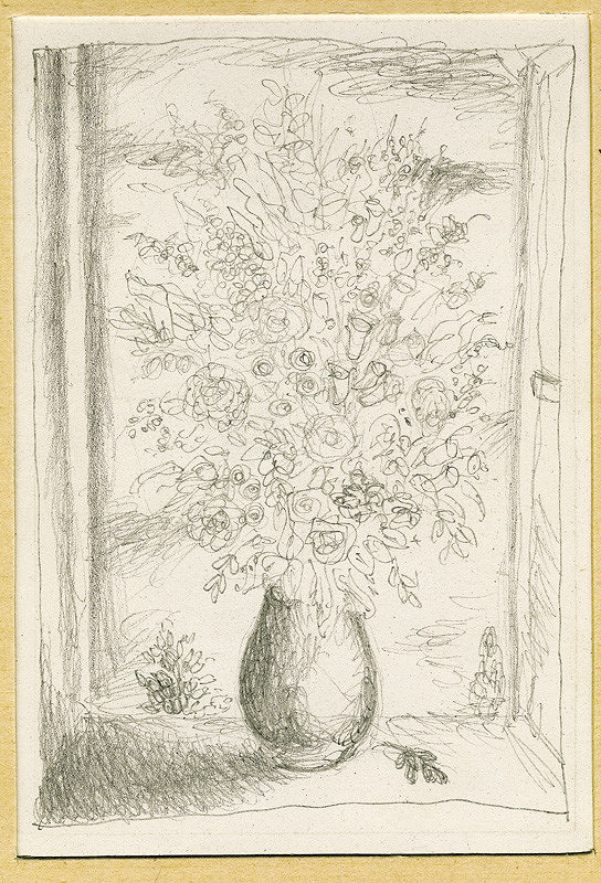 Mikuláš Galanda – Váza s kyticou poľných kvetov 