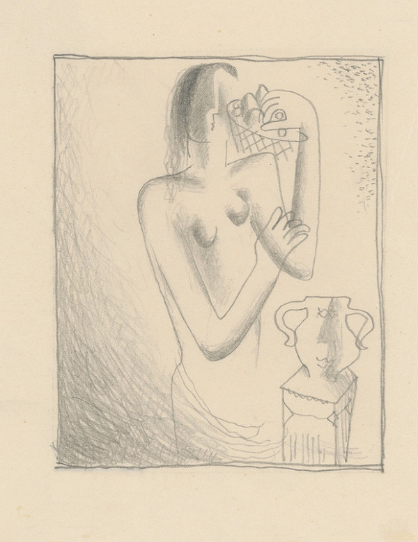 Mikuláš Galanda – Žena s ovocným košíkom na pleci 