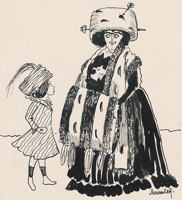 Julius Szeremley – Rich Lady with Fur Muff 