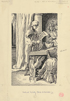 Andrej Kováčik – 28. - He Was Standing by the Table, Holding Unrolled Scroll and Reading It 