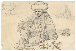 František Zvěřina – Sediaci malý pastierik 