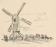 Martin Benka – Veterný mlyn 