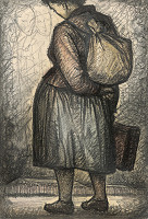 Imrich Weiner-Kráľ – Women with a Hamper on her Back 