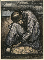 Imrich Weiner-Kráľ – Mother with a Child and a Nazi Phantom 