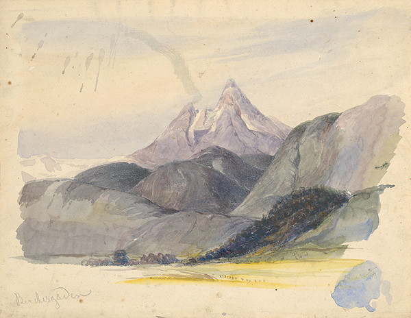 Friedrich Carl von Scheidlin – Motívy z Berchtesgadenu 