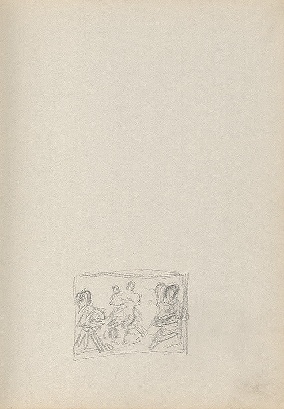 Štefan Polkoráb – Náčrtník s figur. štúdiami  